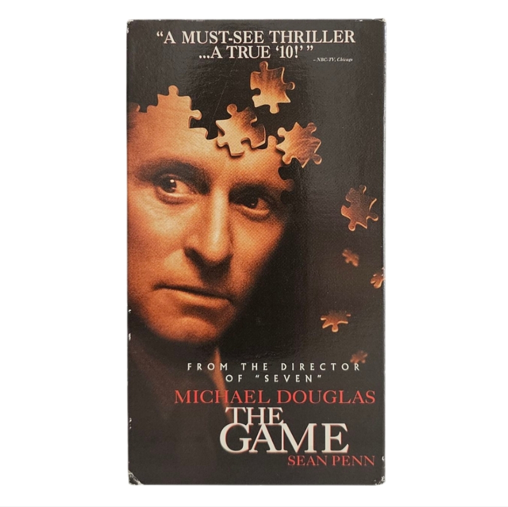 The Game 1997 VHS, R Mystery Thriller Movie | Good Used Condition